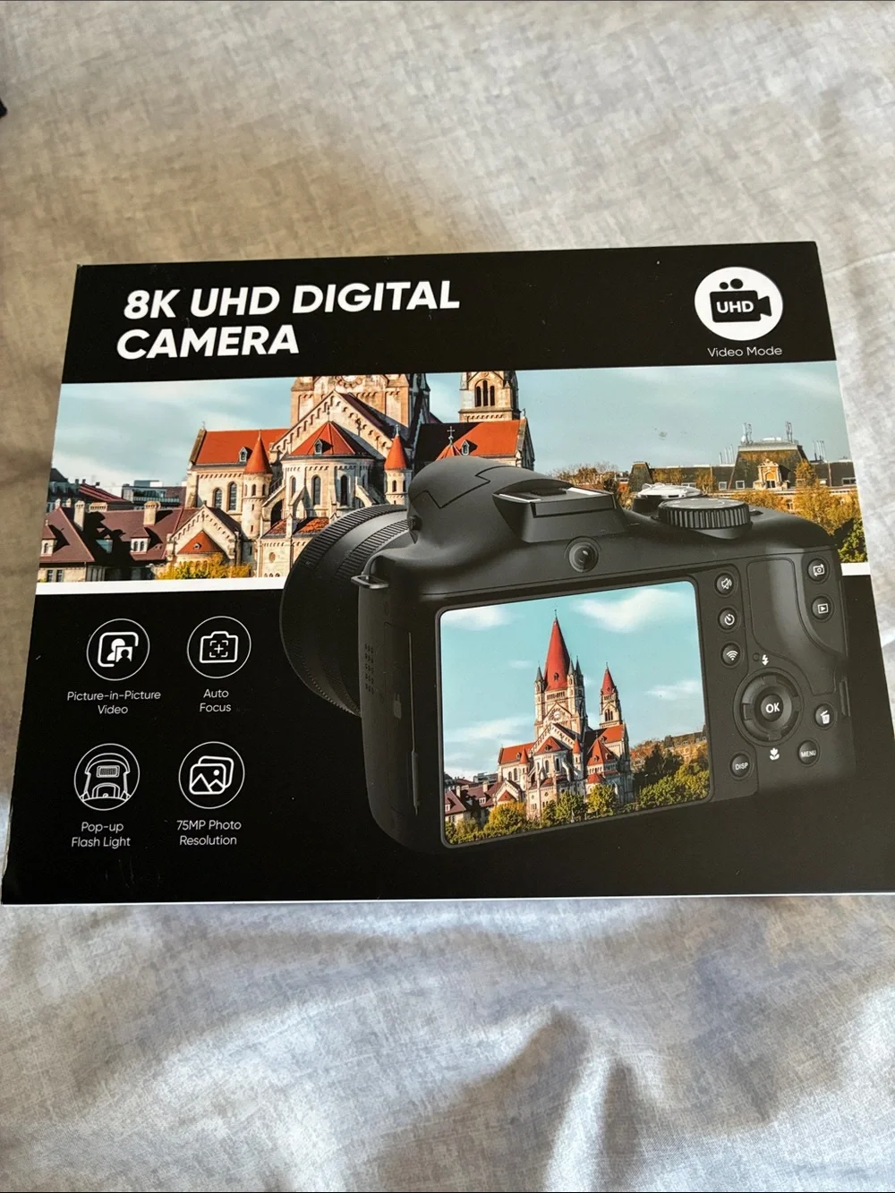 8K UHD Digital Camera - Black